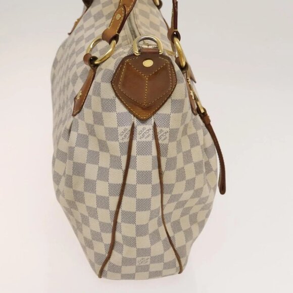 LOUIS VUITTON Damier Azur Evora MM Tote Bag 2way - Picture 4 of 15